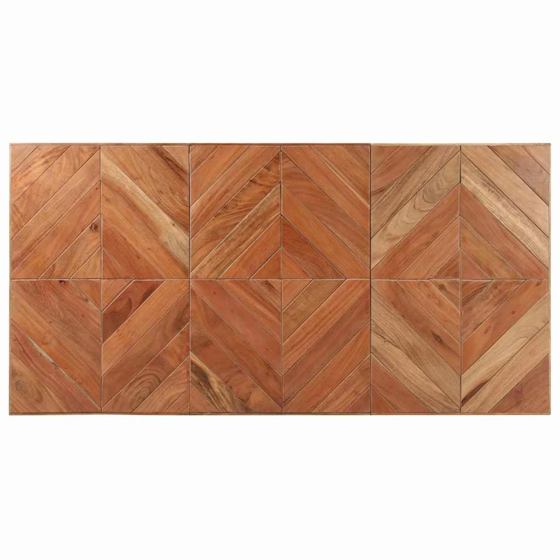 323548 vidaXL Dining Table 140x70x76 cm Solid Acacia and Mango Wood