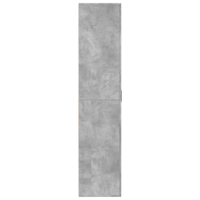 Shoe Cabinet Concrete Grey 80x39x178 cm Engineered Wood