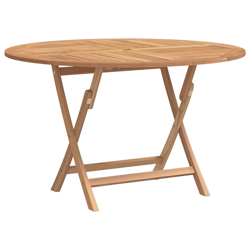 Garden Bistro Set 3 pcs Natural Solid Teak Wood