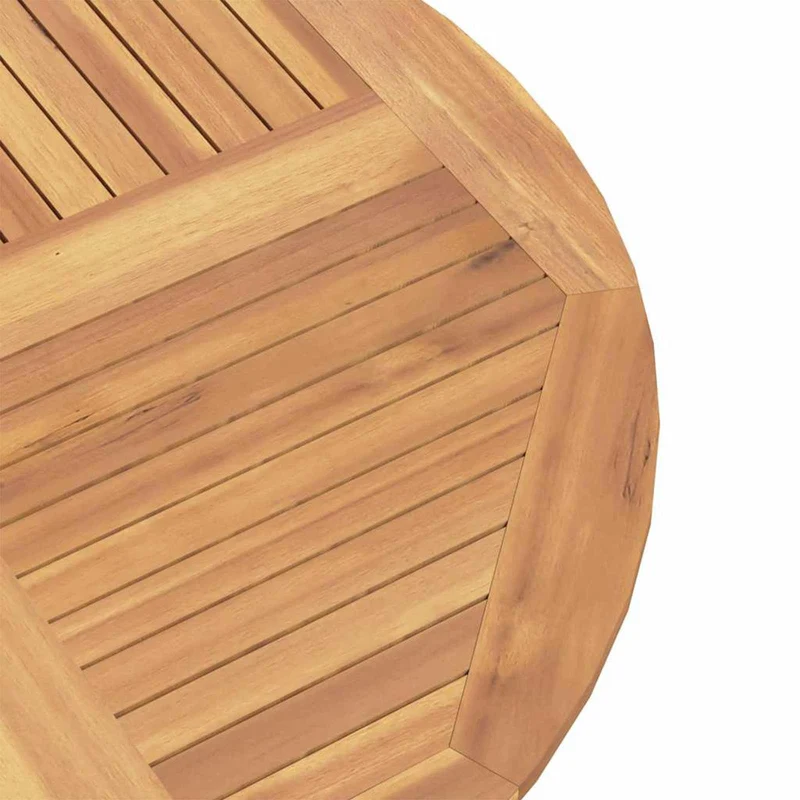 Garden Bistro Set 3 pcs Natural Solid Teak Wood