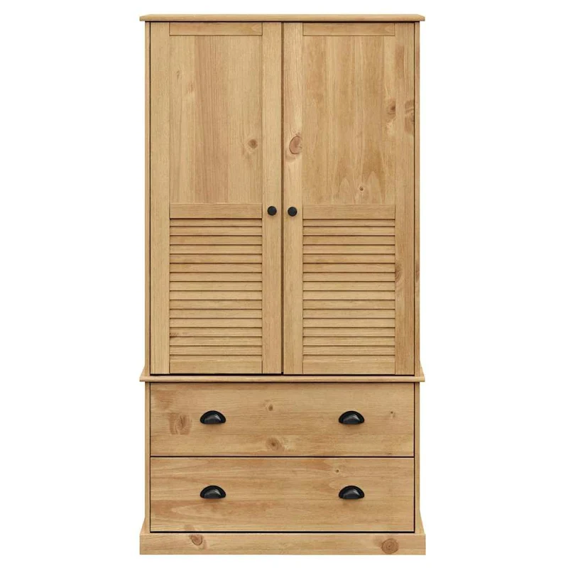 Wardrobe "VIGO" 90x55x170 cm Solid Wood Pine