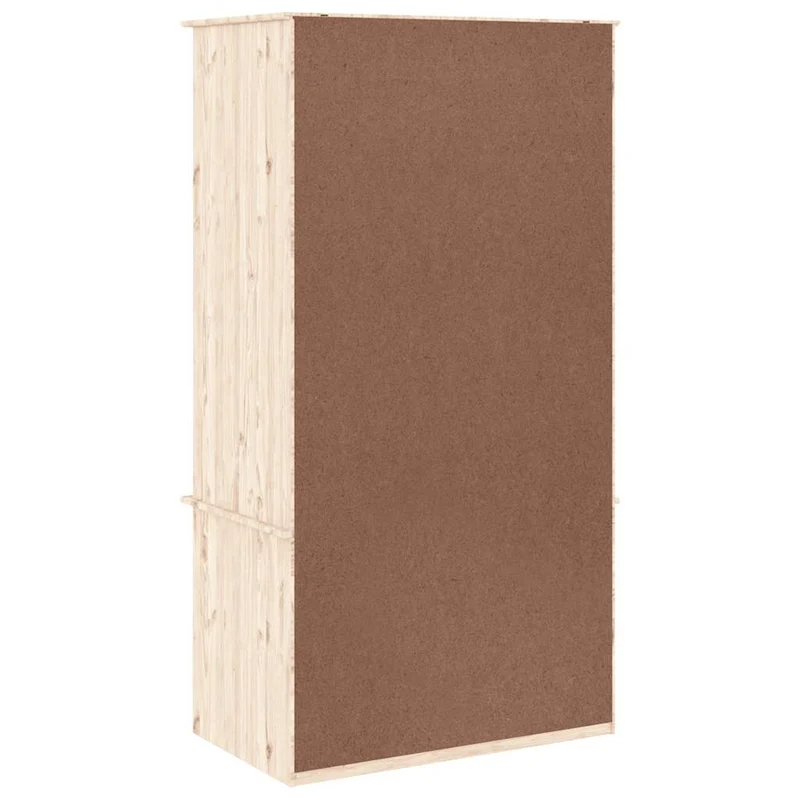 Wardrobe "ALTA" 90x55x170 cm Solid Wood Pine