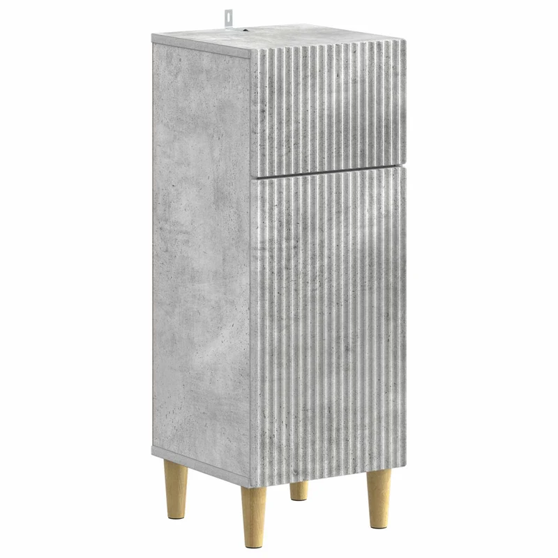 4 Piece Bathroom Cabinet Set ARNHEM Concrete Grey