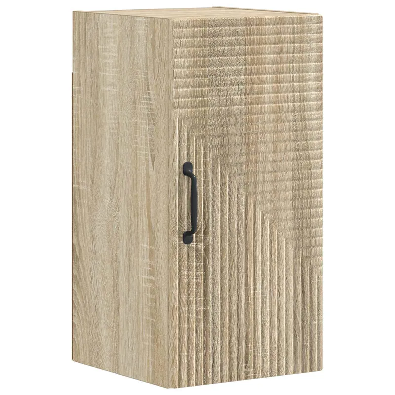 4 Piece Bathroom Cabinet Set HAARLEM Sonoma Oak Engineered Wood