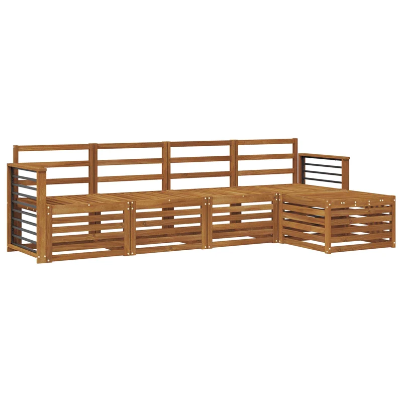 Outdoor Sofa Set 5 pcs Natural