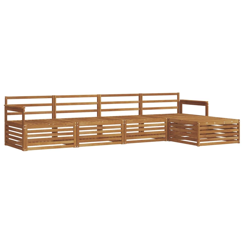 Outdoor Sofa Set 5 pcs Natural