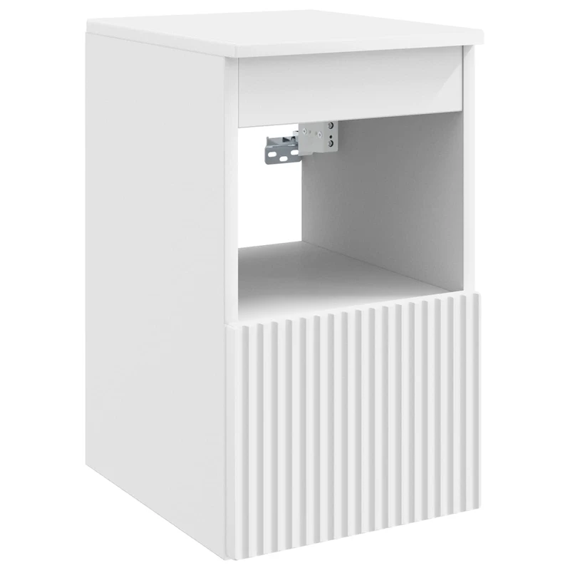 Bathroom Furniture Set 3 pcs White Engineered Wood
