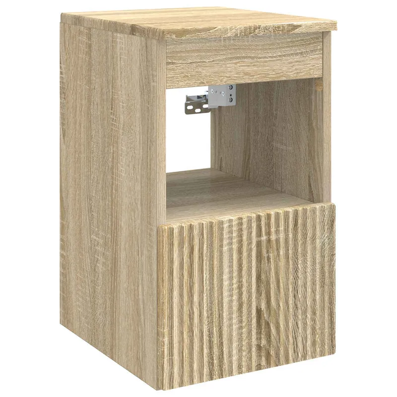 Bathroom Furniture Set 3 pcs Sonoma Oak Engineered Wood