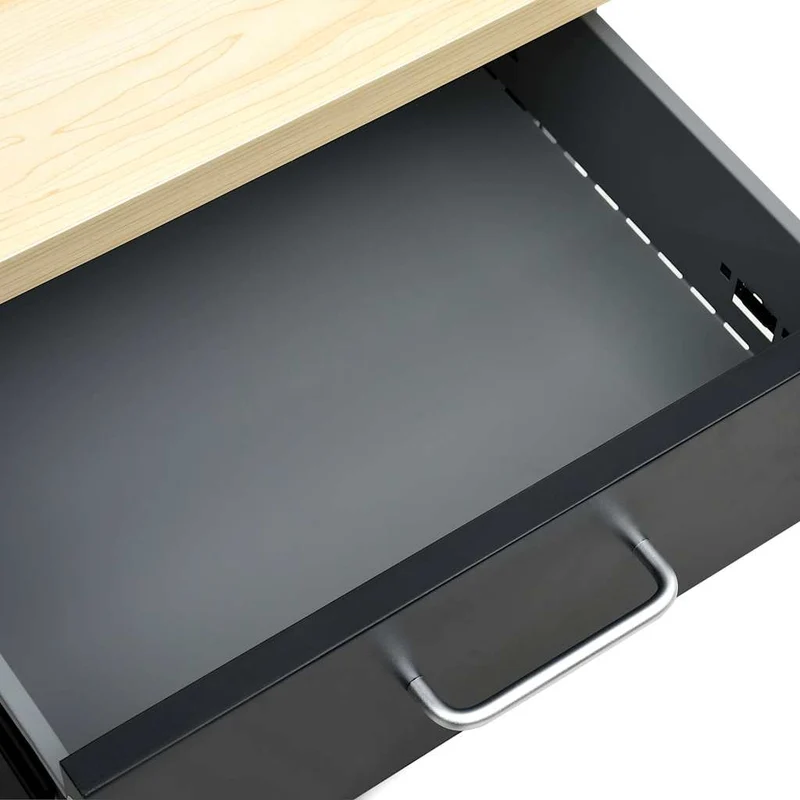 145348 vidaXL Workbench Black 160x60x85 cm Steel
