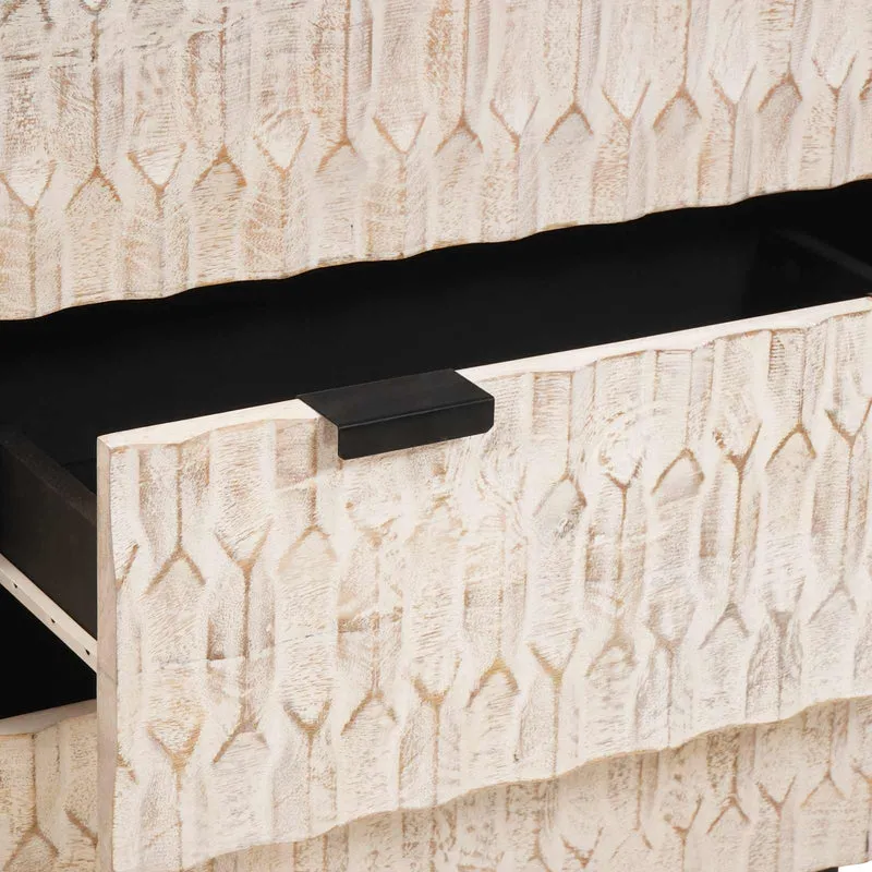 Sideboard 3 pcs 60 x 33 x 75 cm Solid Mango Wood