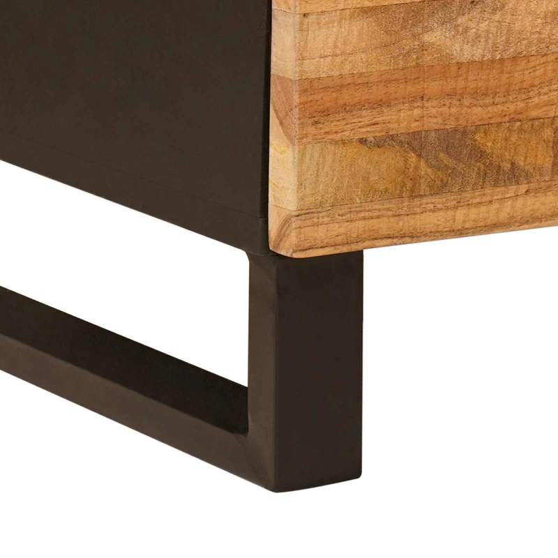 Sideboard 3 pcs 60 x 33 x 75 cm Solid Mango Wood Brown