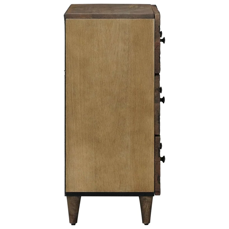 Sideboard 2 pcs 120 x 33 x 75 cm Solid Mango Wood Brown