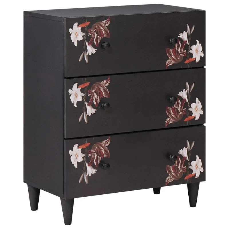 Storage Cabinets 3 pcs 180 x 33 x 75 cm Solid Mango Wood