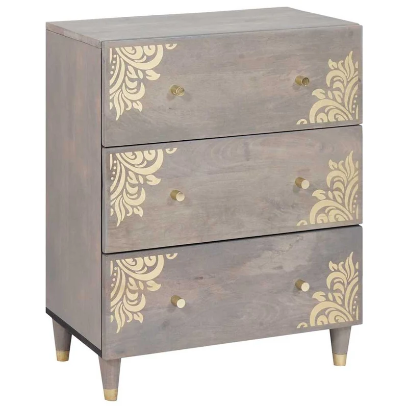Bathroom Cabinet Set 3 pcs 180 x 33 x 75 cm Solid Mango Wood