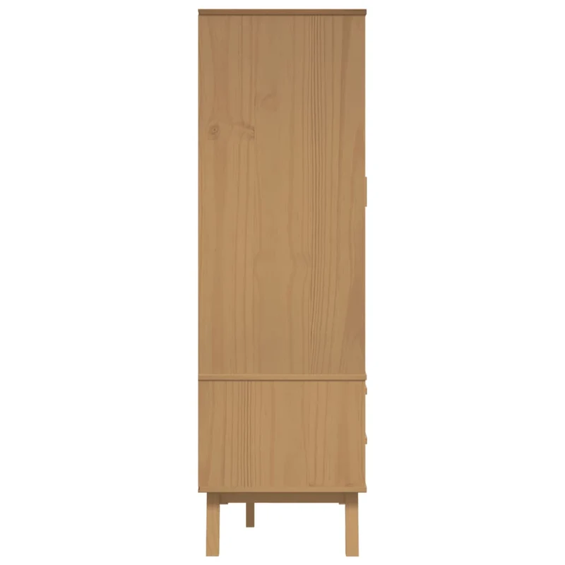 Wardrobe "OLDEN" Brown 76,5x53x172 cm Solid Wood Pine