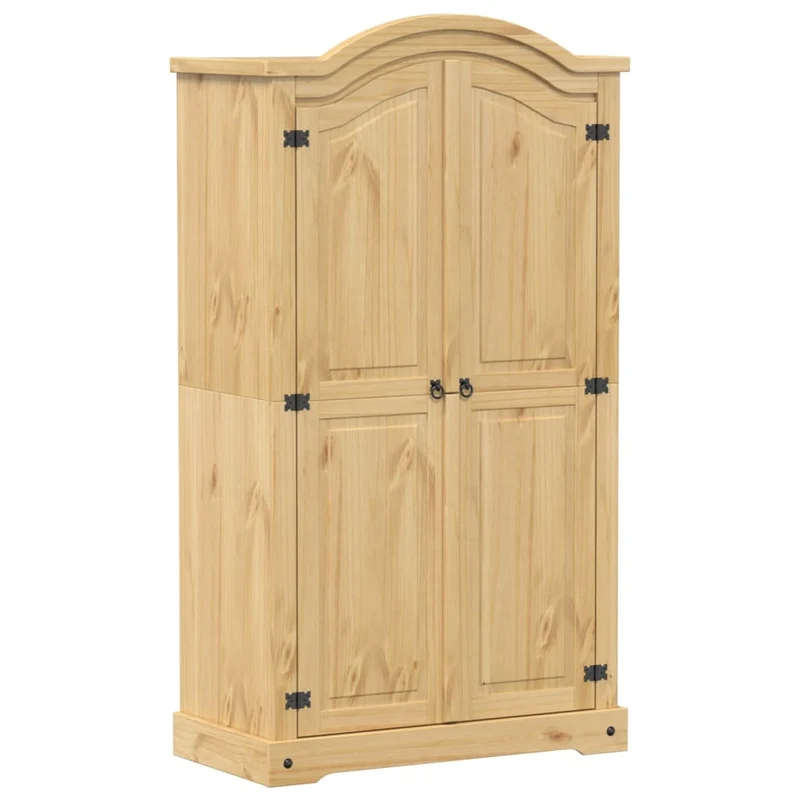 Wardrobe "Corona" 102x52x186 cm Solid Wood Pine
