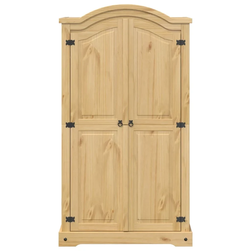Wardrobe "Corona" 102x52x186 cm Solid Wood Pine