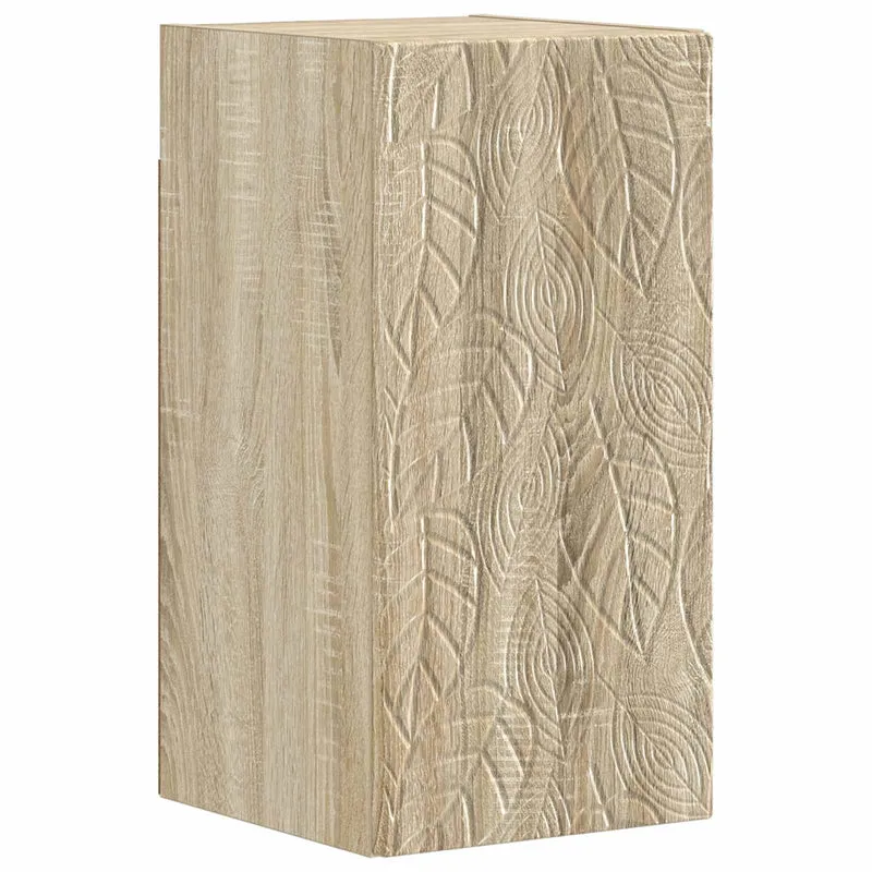 4 Piece Bathroom Cabinet Set DELFT Sonoma Oak Engineered Wood