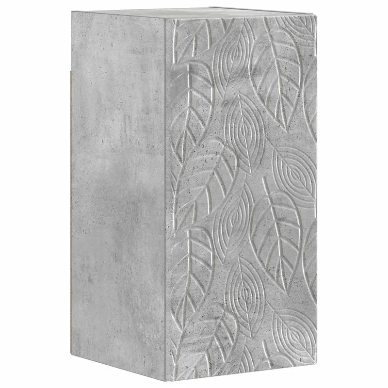 4 Piece Bathroom Cabinet Set DELFT Concrete Grey