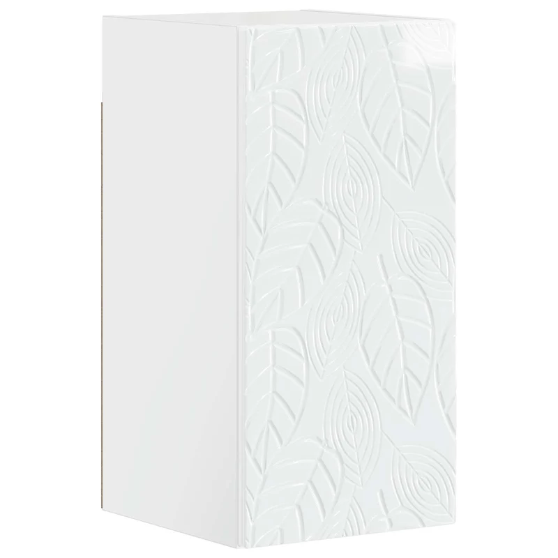 4 Piece Bathroom Cabinet Set DELFT High Gloss White