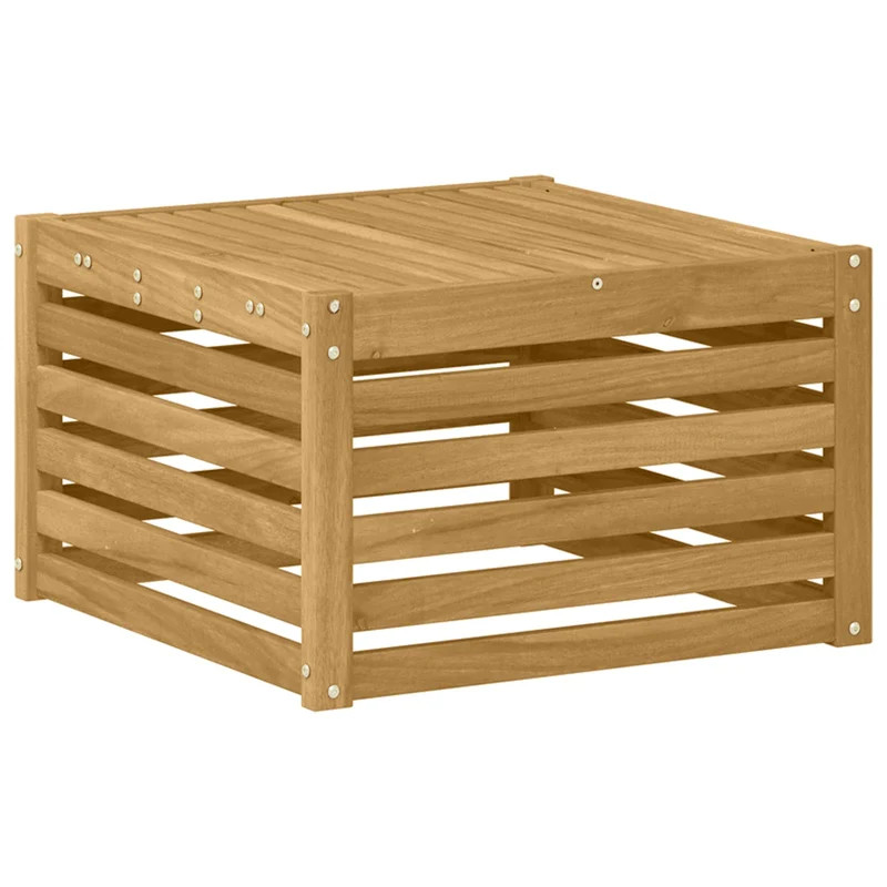 Outdoor Sofa Set 6 pcs White Solid Acacia Wood