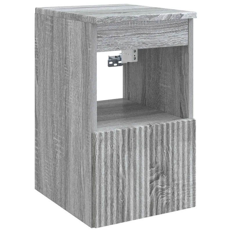 Bathroom Furniture Set 3 pcs Grey Sonoma Engineered Wood
