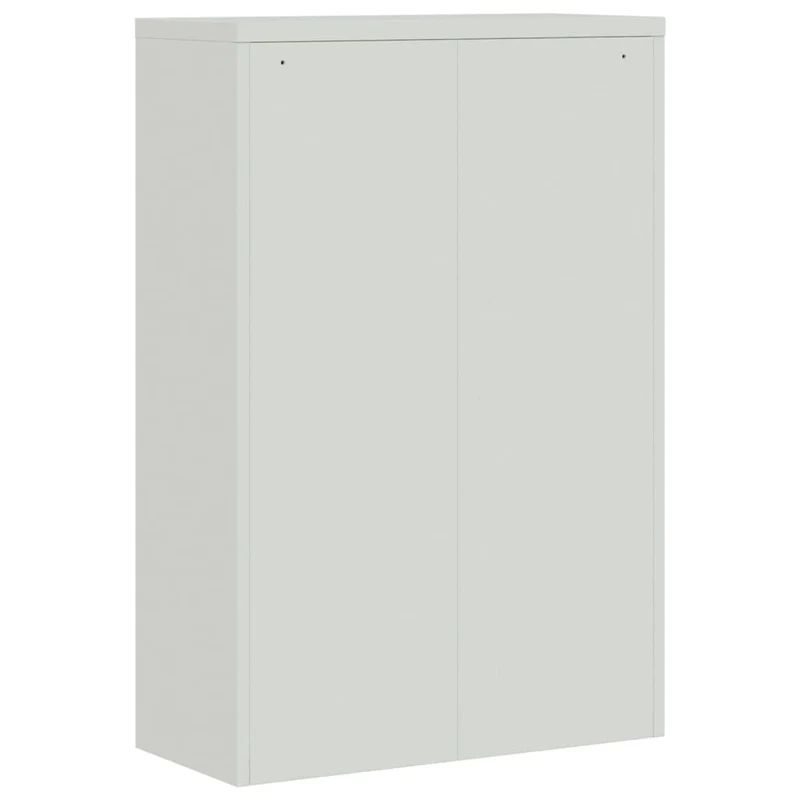 Office Cabinet 90x40x140 cm Steel Grey
