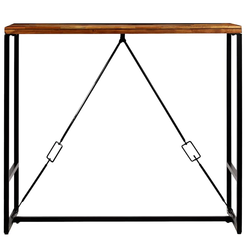 246289 vidaXL Bar Table Solid Reclaimed Wood 120x60x106 cm
