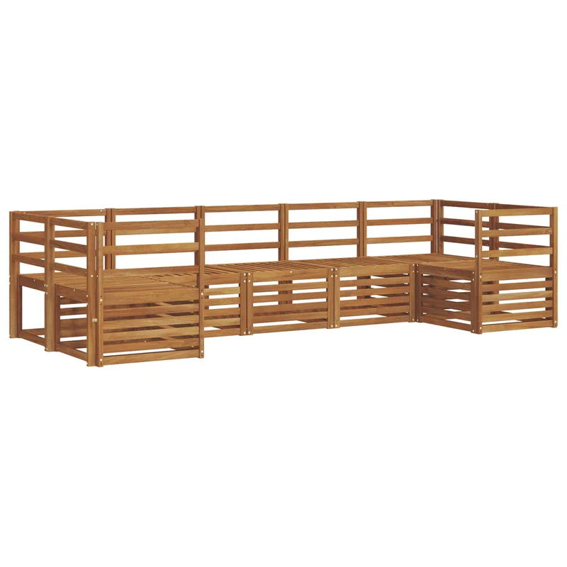 Outdoor Sofa Set 7 pcs Natural