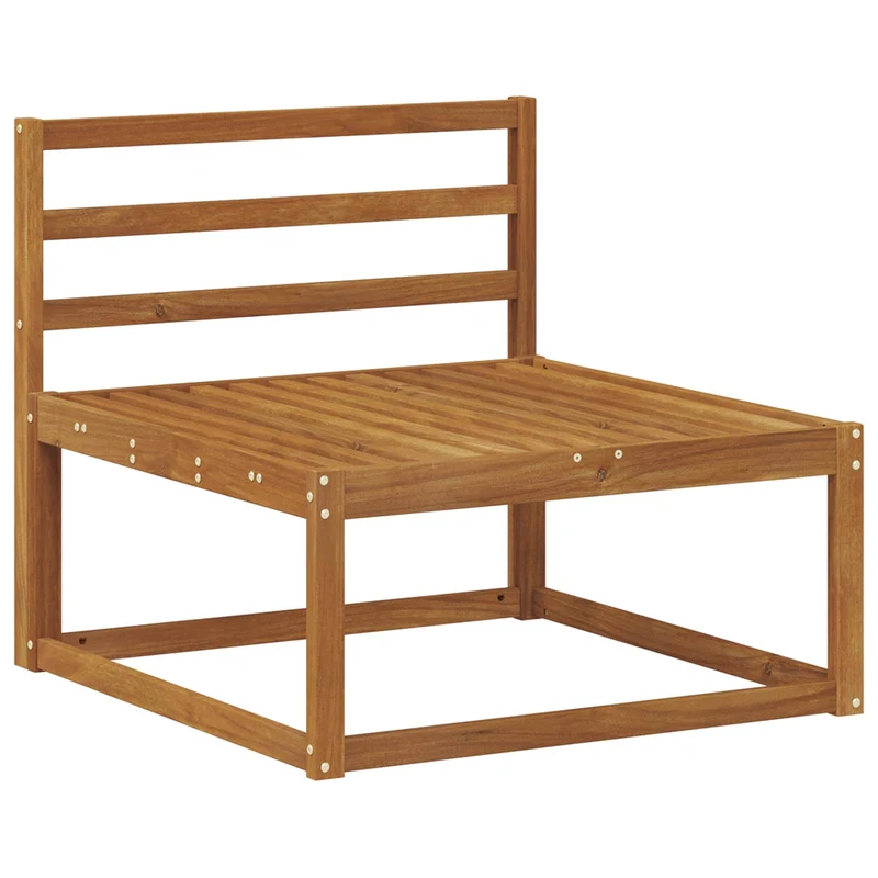 Outdoor Sofa Set 5 pcs Natural Solid Acacia Wood