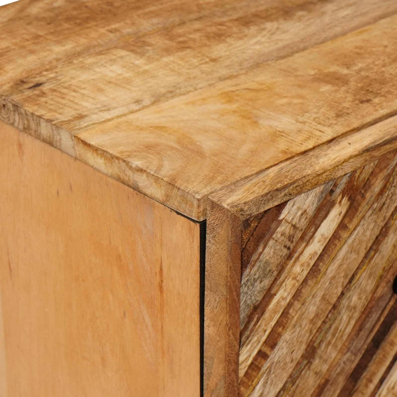 Storage Cabinets 2 pcs 60 x 33.5 x 75 cm Solid Mango Wood Brown