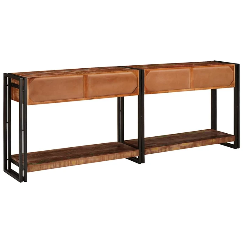 Console Tables 2 pcs Multicolour 200 x 33 x 75 cm