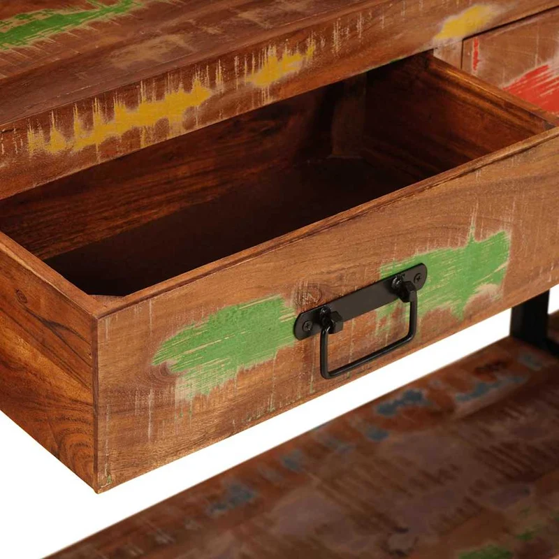 Console Tables 2 pcs Multicolour 200 x 33 x 75 cm