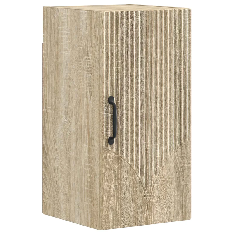 4 Piece Bathroom Cabinet Set HOORN Sonoma Oak Engineered Wood