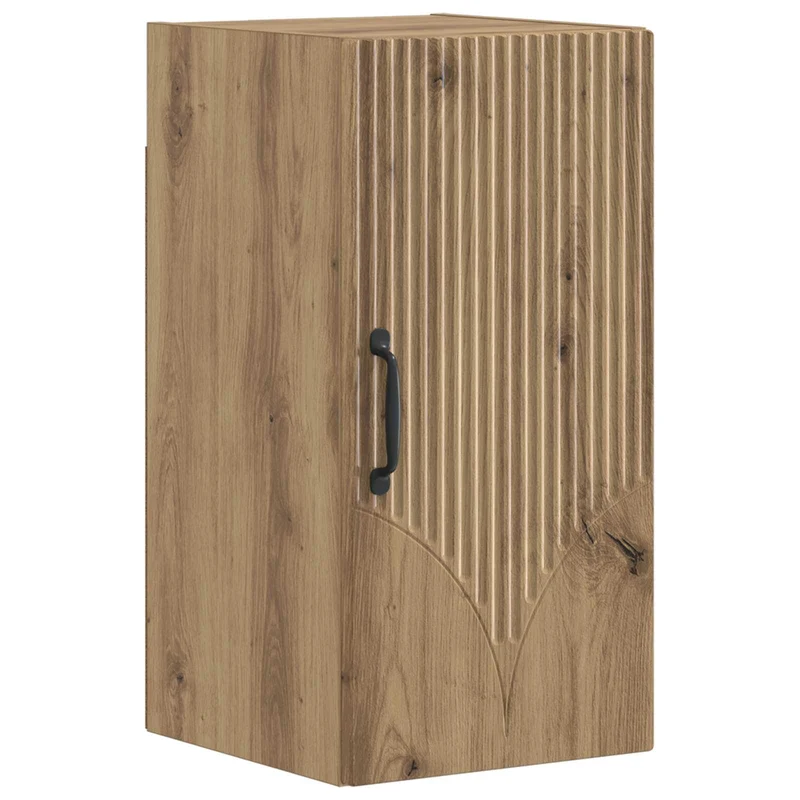 4 Piece Bathroom Cabinet Set HOORN Artisan Oak Engineered Wood