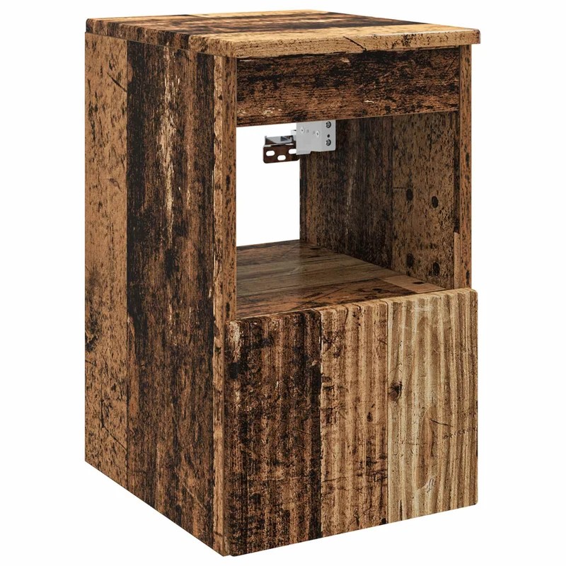 Bathroom Furniture Set 3 pcs Old Wood Engineered Wood