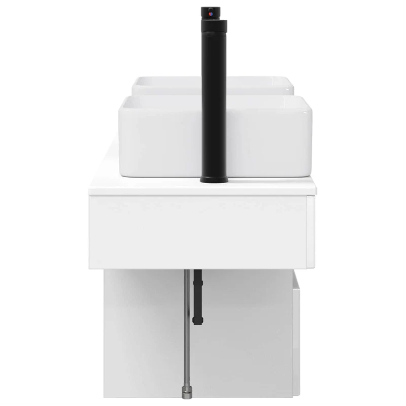 Bathroom Furniture Set 3 pcs White Engineered Wood