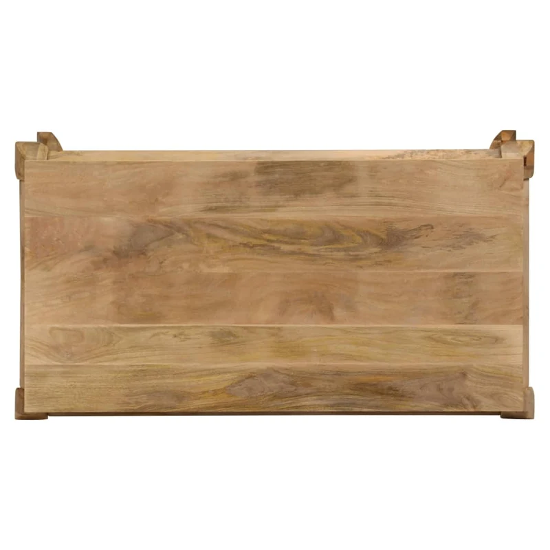 247113 vidaXL Dining Table 118x60x76 cm Solid Mango Wood