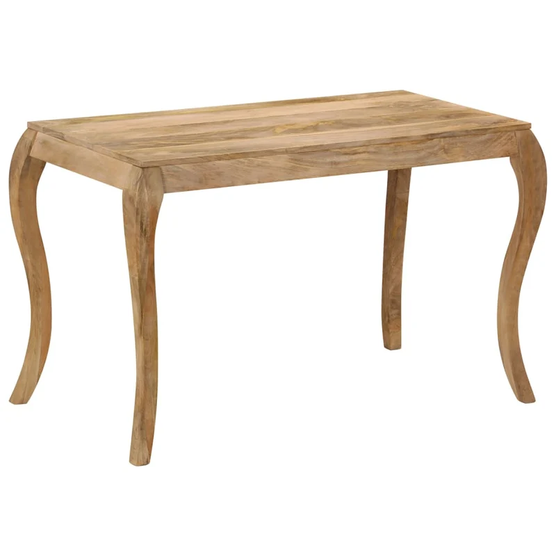 247113 vidaXL Dining Table 118x60x76 cm Solid Mango Wood