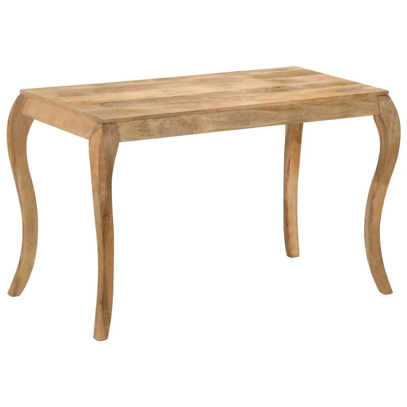 247113 vidaXL Dining Table 118x60x76 cm Solid Mango Wood