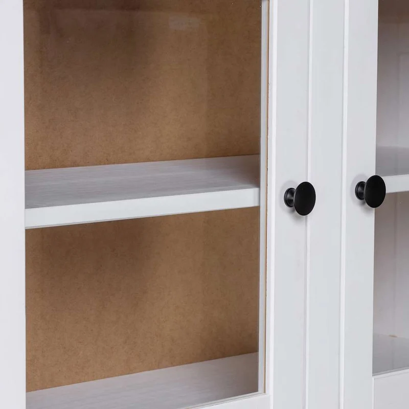 282702 vidaXL Highboard White 93x40,5x180 cm Solid Pine Panama Range