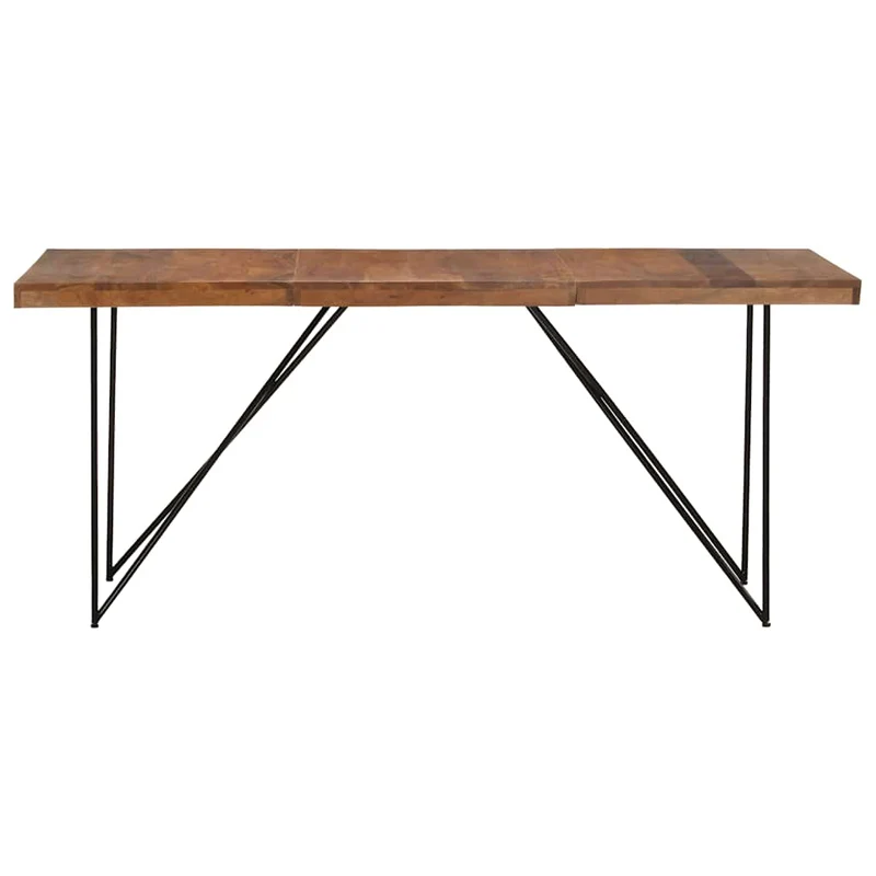 282881 vidaXL Dining Table 180x90x76 cm Solid Acacia Wood