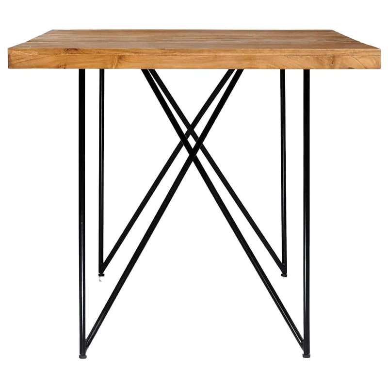282881 vidaXL Dining Table 180x90x76 cm Solid Acacia Wood