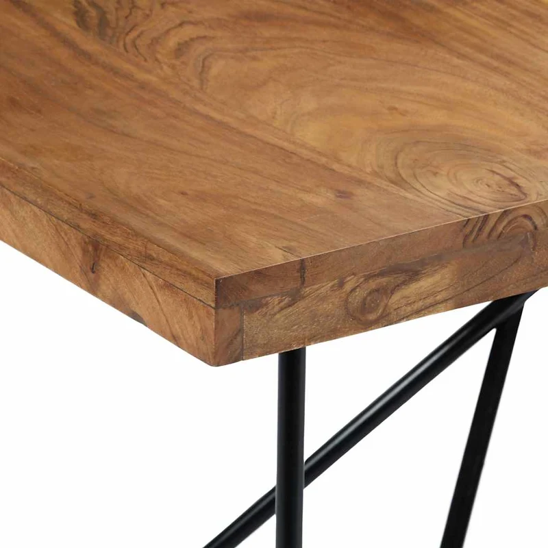 282881 vidaXL Dining Table 180x90x76 cm Solid Acacia Wood