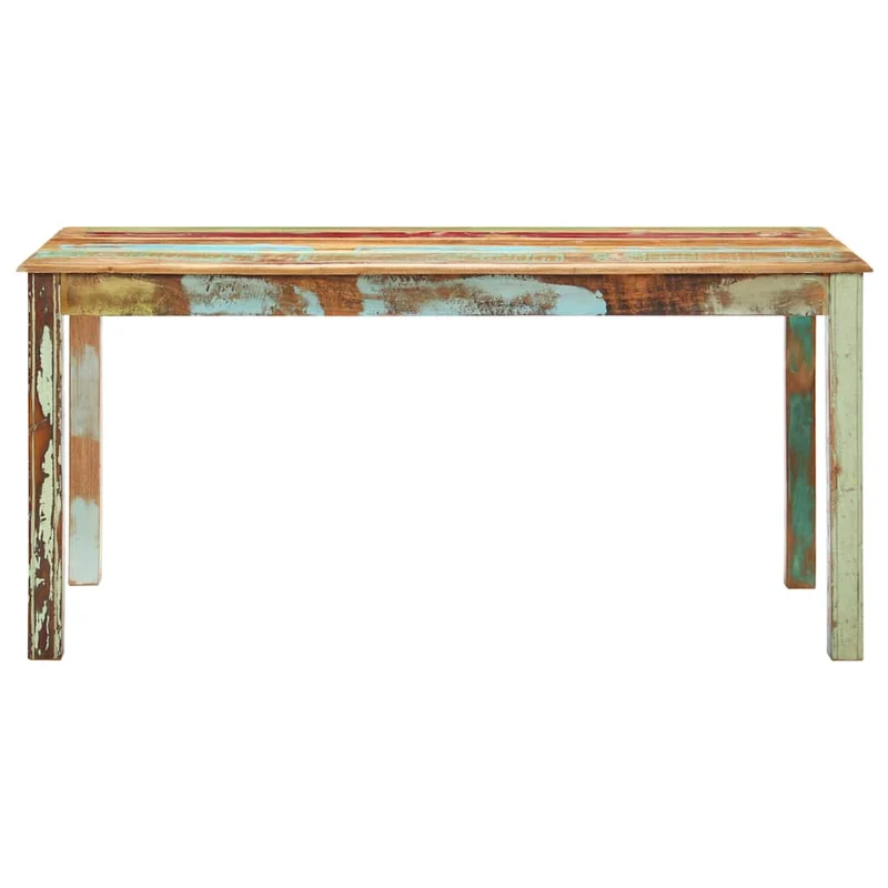 285931 vidaXL Dining Table Solid Reclaimed Wood 160x80x76 cm