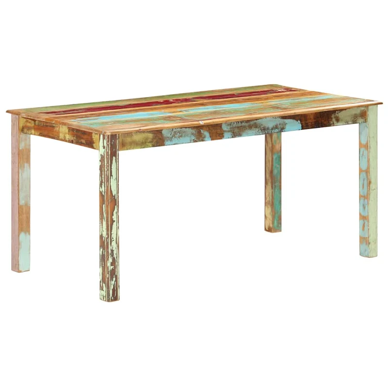 285931 vidaXL Dining Table Solid Reclaimed Wood 160x80x76 cm