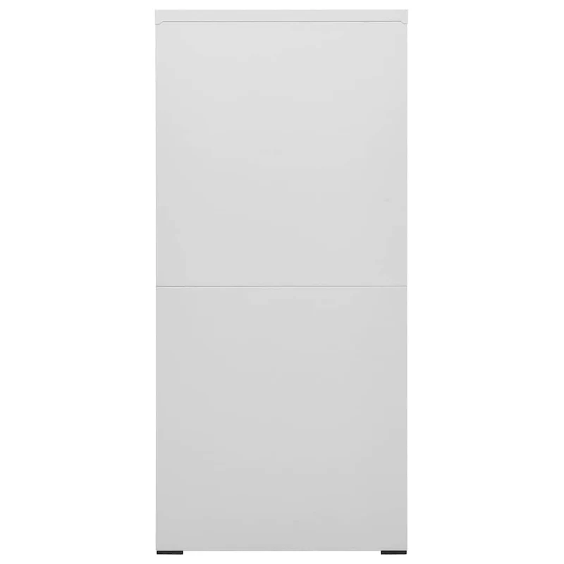 Filing Cabinet Light Grey 46x62x133 cm Steel