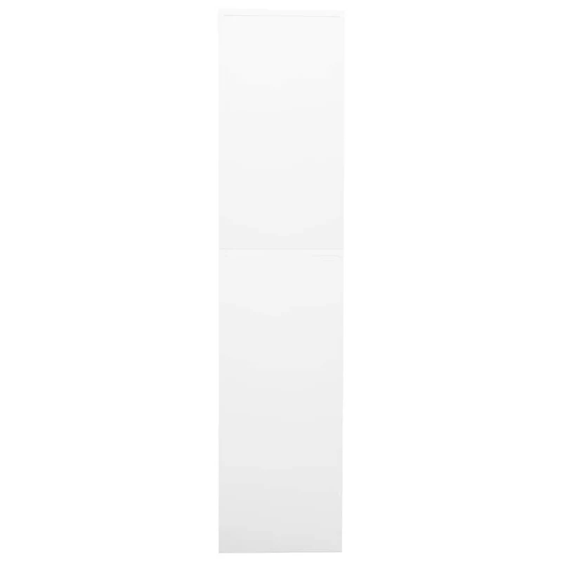 336413 vidaXL Office Cabinet White 90x40x180 cm Steel