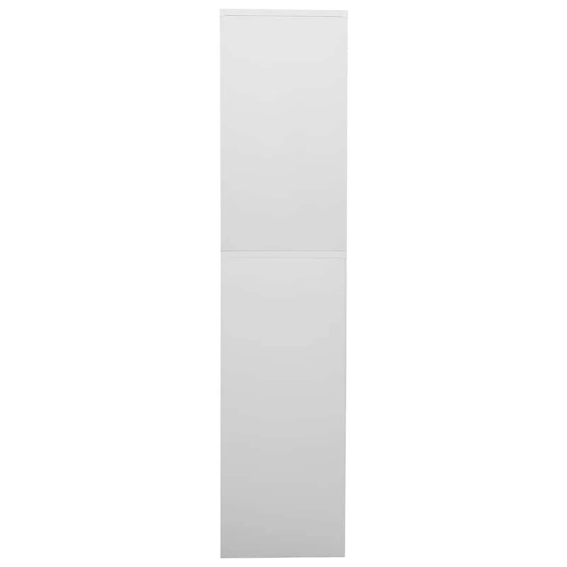 336414 vidaXL Office Cabinet Light Grey 90x40x180 cm Steel
