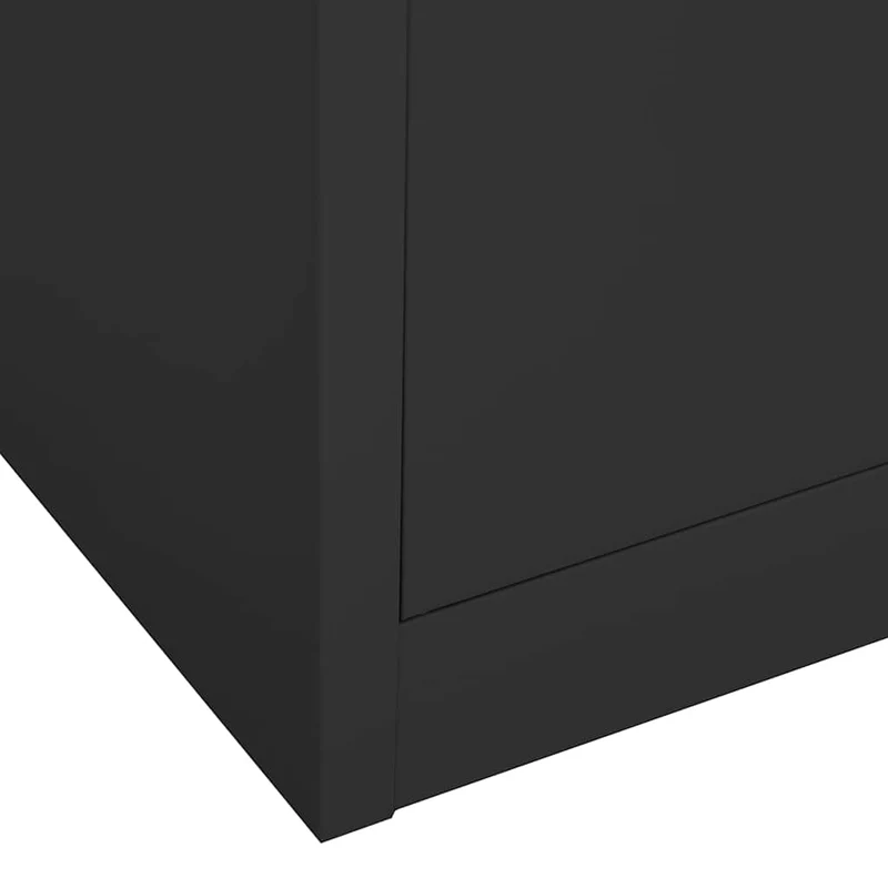 336416 vidaXL Office Cabinet Anthracite 90x40x180 cm Steel